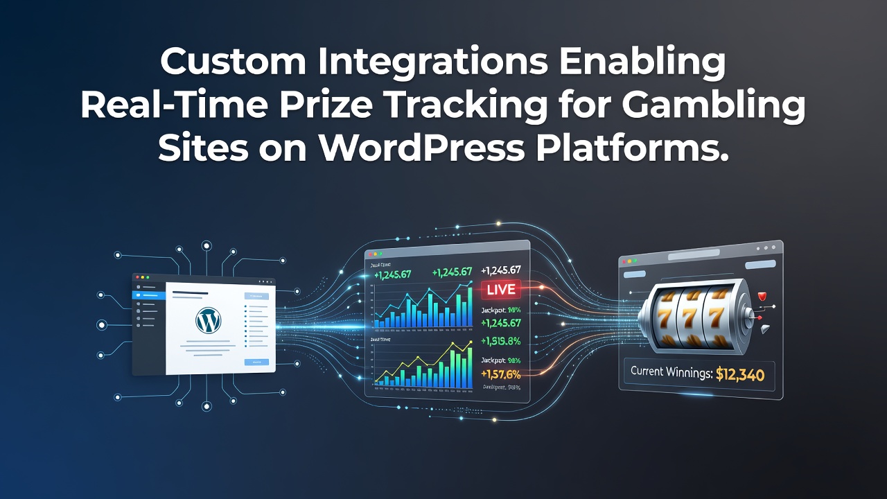 Custom integraties voor real-time jackpot tracking op WordPress goksites