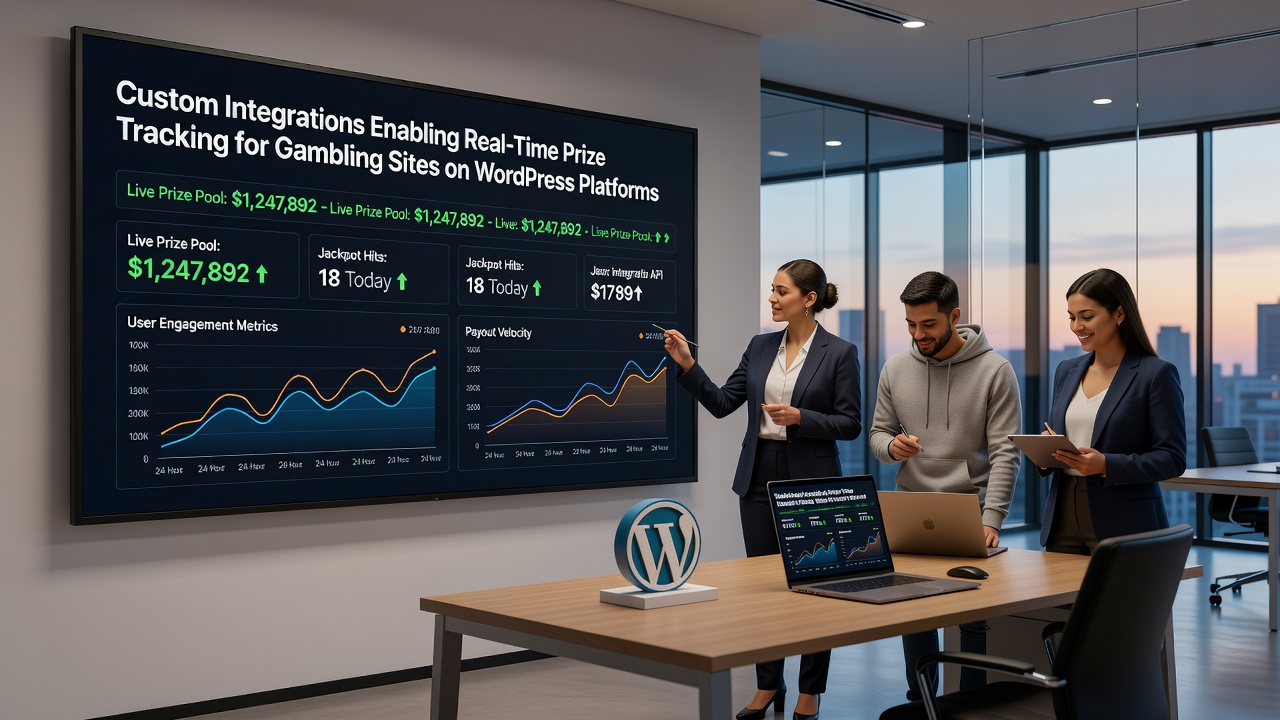Real-time prijs tracking integratie voorbeeld op een WordPress gokplatform