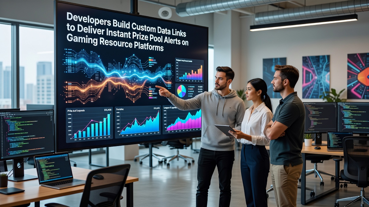 Real-time prijs pool alerts in actie op een gaming resource dashboard met dataverbindingen