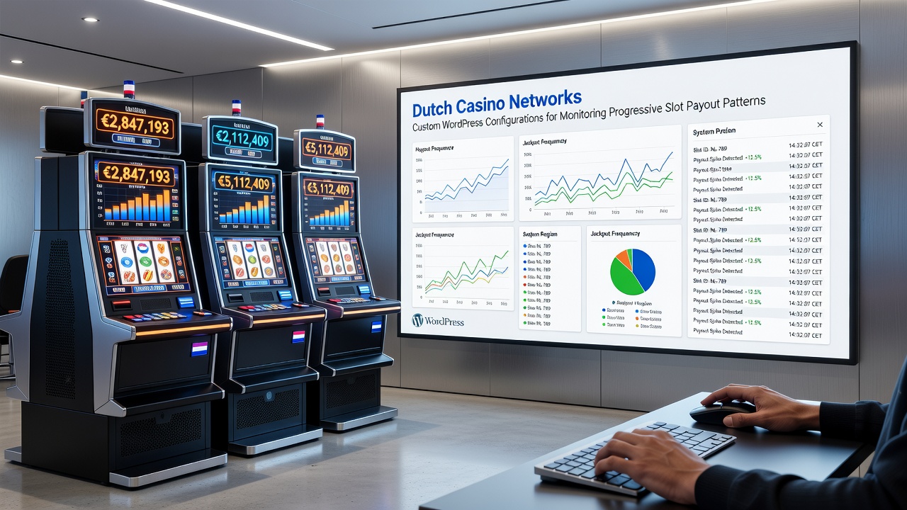 Overzicht van Nederlandse casino netwerken met WordPress dashboards voor jackpot monitoring