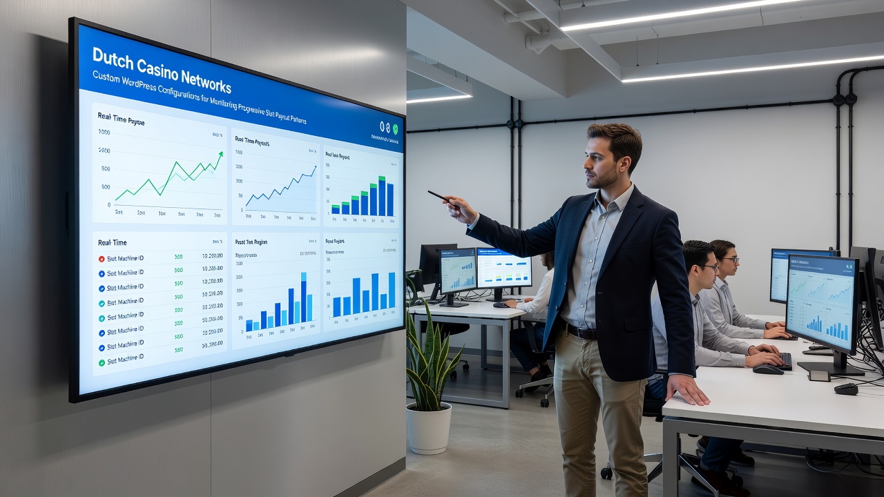 Technische weergave van aangepaste WordPress configuraties voor het analyseren van slot payout patronen