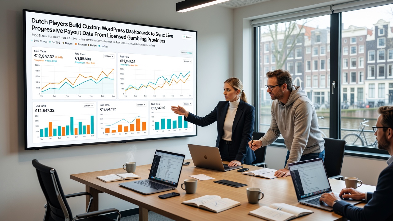 Nederlandse spelers werken aan aangepaste WordPress dashboards die live progressieve payout data synchroniseren met systemen van gelicentieerde aanbieders