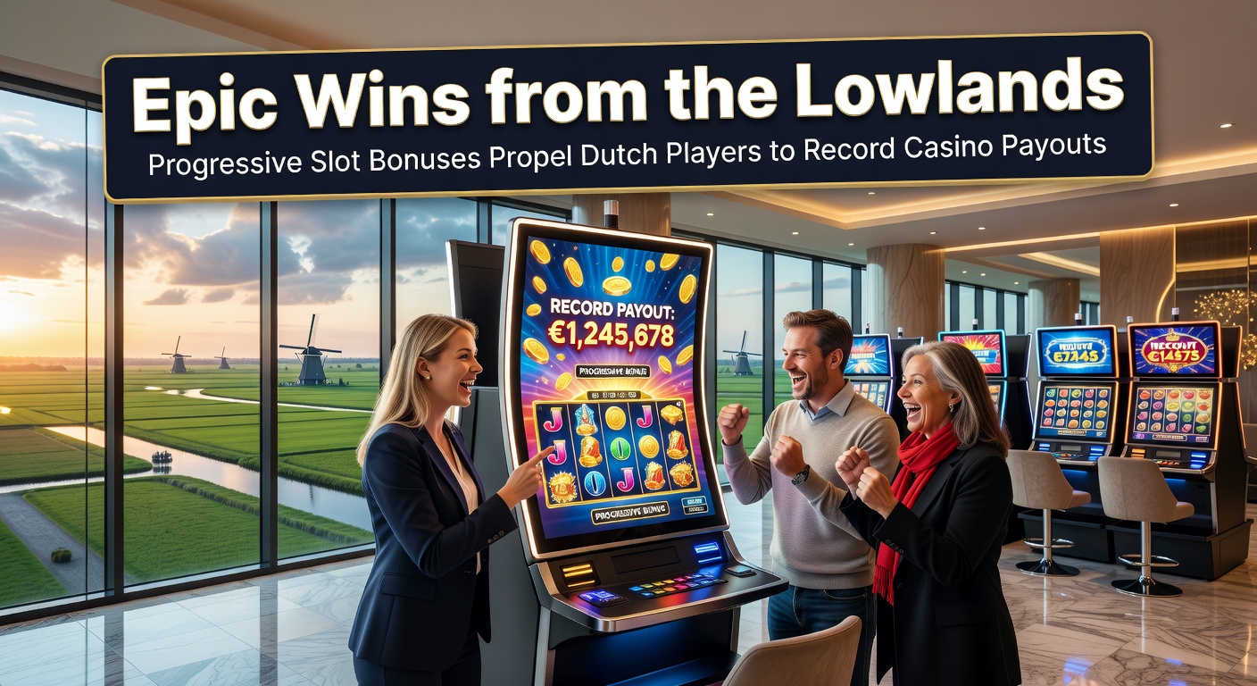 Nederlandse speler viert enorme jackpotwinst op progressieve slot met bonusrondes in volle gang