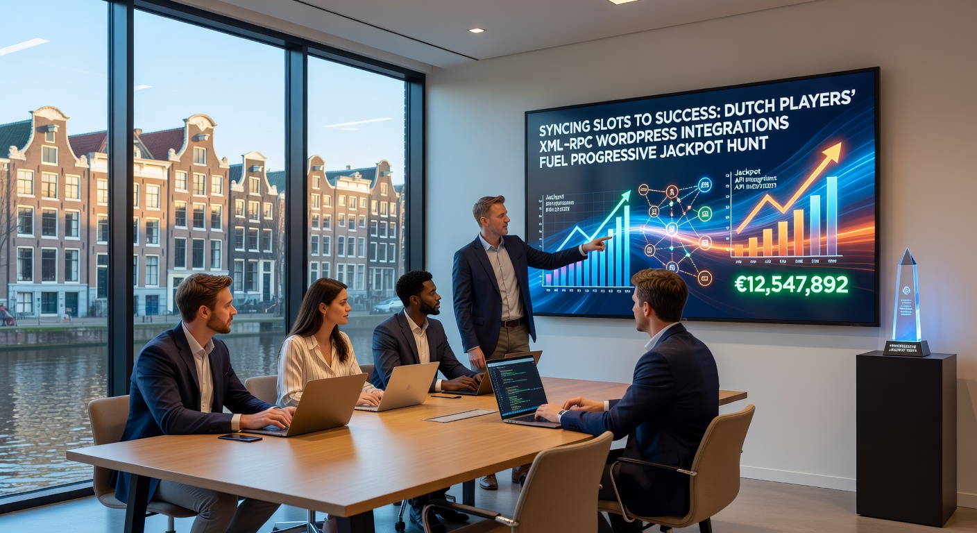 Grafiek van real-time jackpotgroei op een WordPress-dashboard gebruikt door Nederlandse slotspelers
