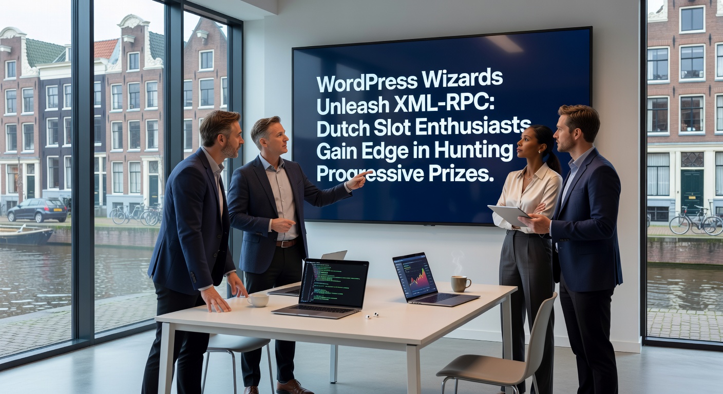 Grafiek met real-time progressieve jackpotgroei, geïntegreerd in een WordPress XML-RPC dashboard voor Nederlandse slotjagers